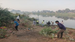 Krishna river, cleaning , campaign , Sangli, garbage,