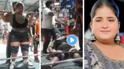 Yashtika Acharya Weightlifter: २७० किलो वजनाचा रॉड पडला आणि सुवर्णपदक विजेती खेळाडूने जीव गमावला; थरकाप उडविणारा व्हिडीओ व्हायरल