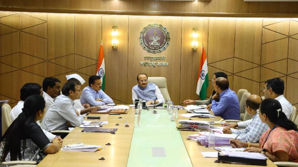 Rashtrawadi Ajit Pawar group ministers from Nashik Guardian Minister post contest absent from meeting