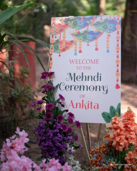 ankita walawalkar and kunal bhagat mehendi ceremony