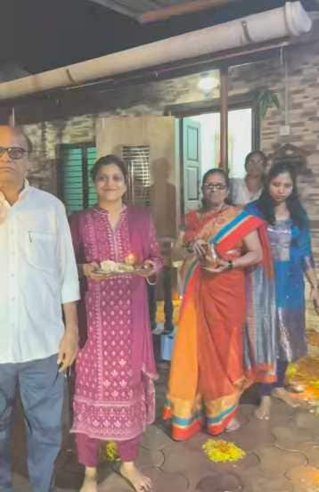 kokan hearted girl ankita walawalkar received grand welcome at husband kunal home