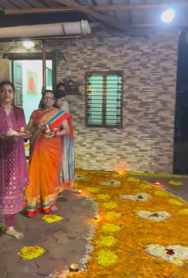 kokan hearted girl ankita walawalkar received grand welcome at husband kunal home