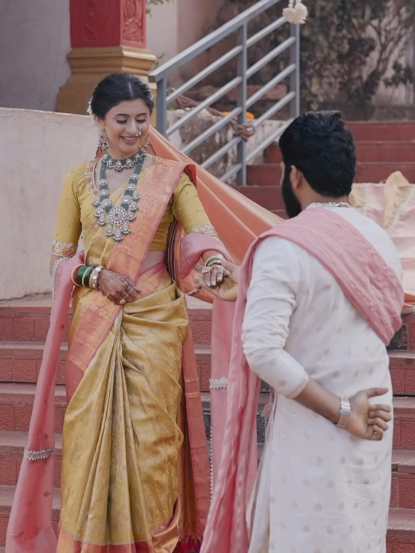 kokan hearted girl ankita walawalkar tie knot with kunal bhagat