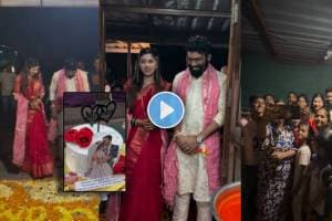 kokan hearted girl ankita walawalkar received grand welcome by husband kunal family