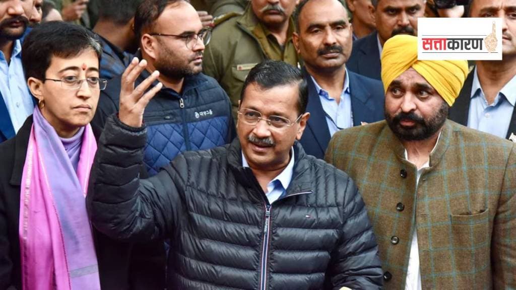 दिल्लीत दारुण पराभव झाल्यानंतर अरविंद केजरीवाल यांच्या पुढील वाटचालीबद्दल अनेक तर्कवितर्क लावले जात आहेत. (फोटो सौजन्य पीटीआय)