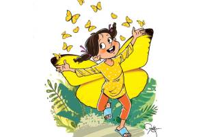 Loksatta balmaifal Nature Book on Butterflies kids story