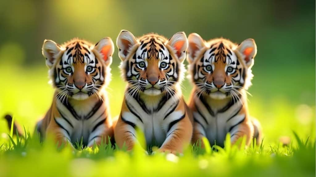 orphaned tiger cubs loksatta news