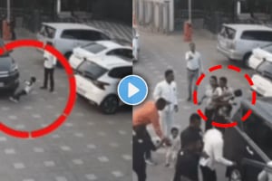 Brutal accident video kid came under car accident viral video on social media