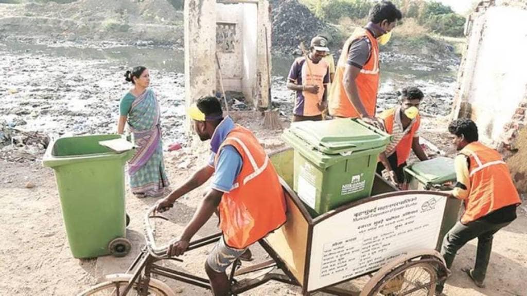 Navi Mumbai garbage collection news in marathi