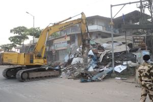 1511 unauthorized constructions on 276 acres in Kudalwadi demolished