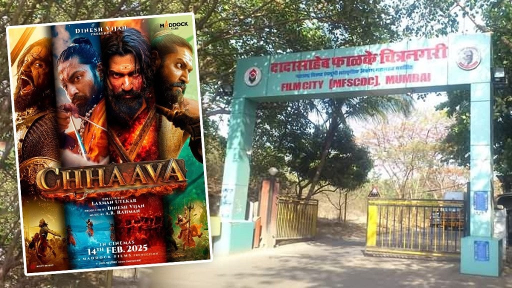 Chhava film Goregaon Film city mumbai film earning bollywood mumbai