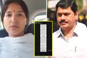 dhananjay Munde and karuna munde son