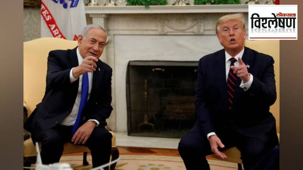 america president donald Trump Benjamin Netanyahu statement Gaza palestine unrest in Middle East