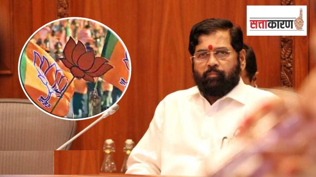 Bjp active in Eknath Shinde political influence area in Thane district