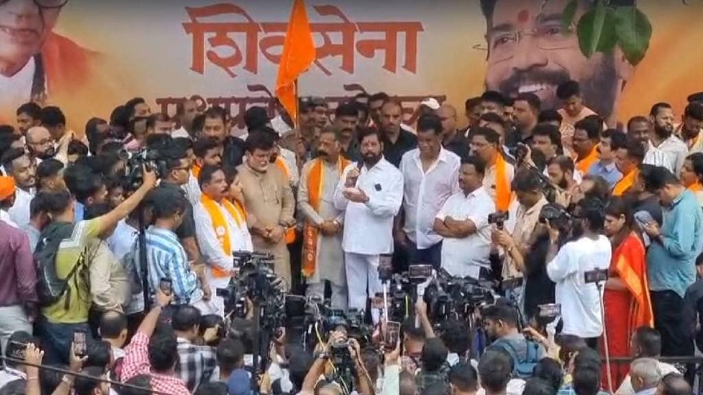 Eknath shinde criticized uddhav thackeray thackeray group asrani dialogue sholay film rajan salvi thane