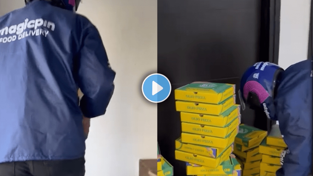 Ex girlfriend ordered 100 pizzas to ex boyfriend home on cash on delivery option to take revenge viral video