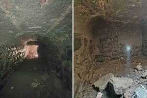 Ancient tunnel discovered while building a house