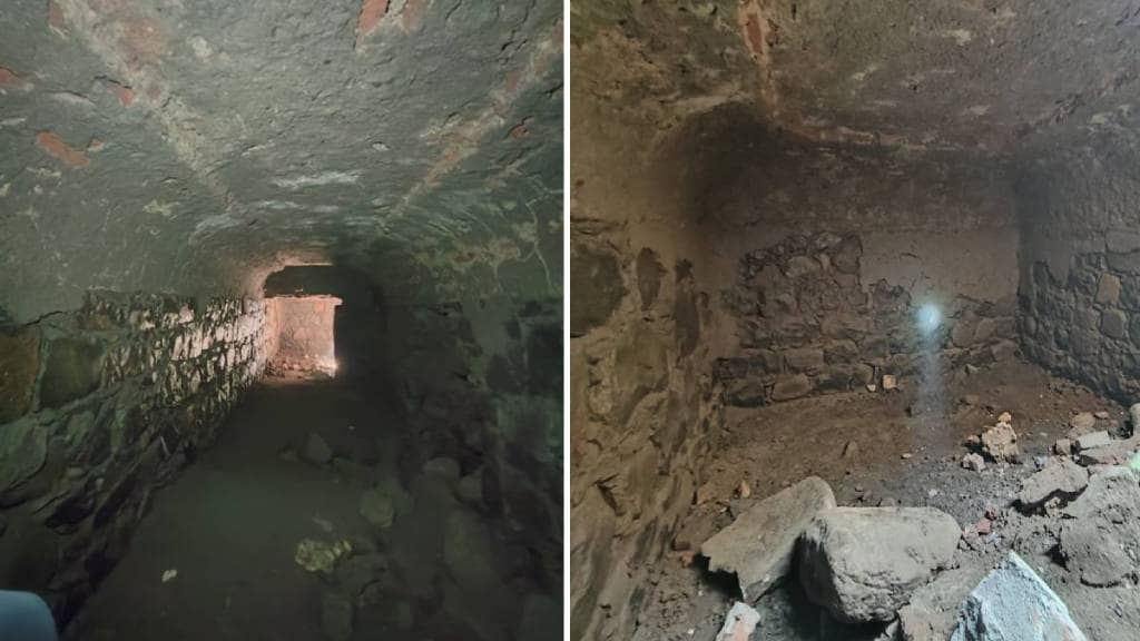 Ancient tunnel discovered while building a house