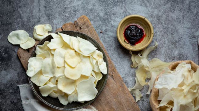 fasting potato papad recipe in gujarati