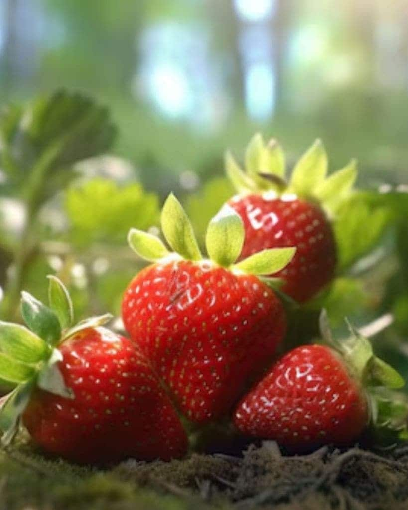 summer fruit strawberry tips