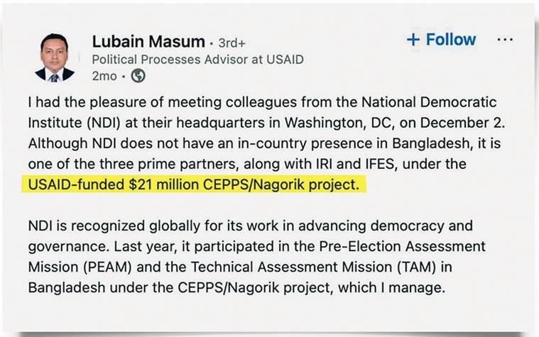 Donald Trump‘s comments regarding $21 million USAID funding to India‘s voter turnout wrong