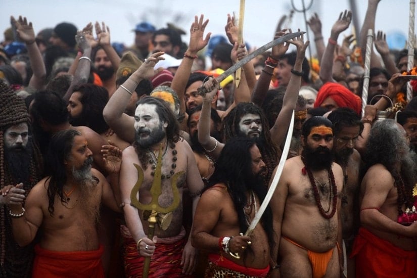 How long will Aghori and the saints stay in Kashi