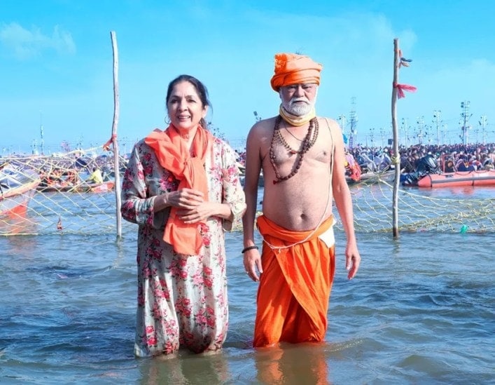 Neena Gupta and Sanjay Mishra