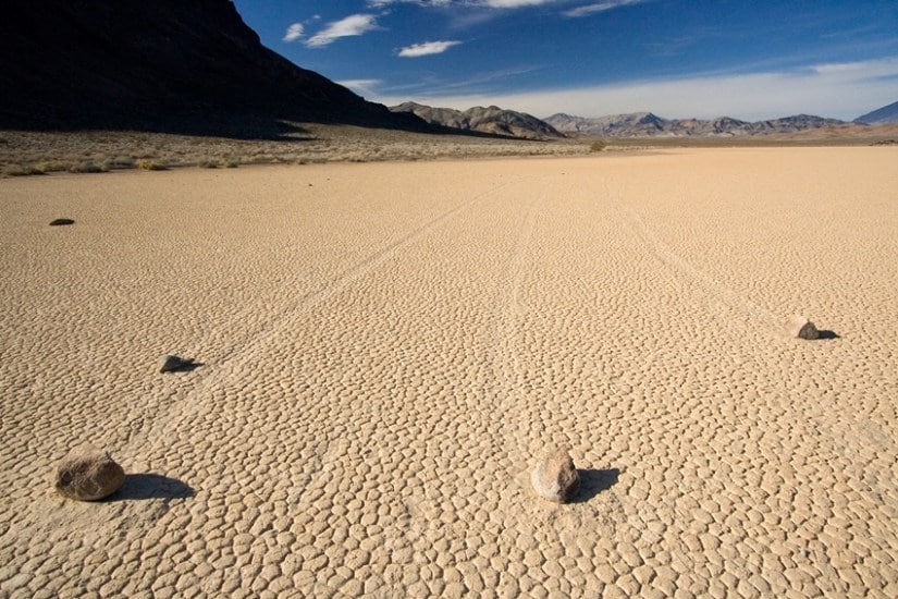 Sailing Stones of Death Valley