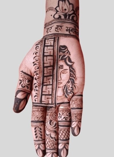 shiva-parvati mehndi