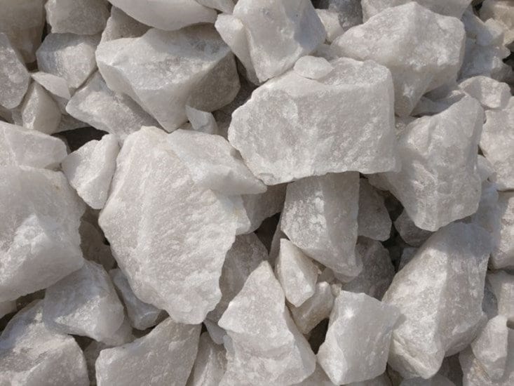 white quartz stones