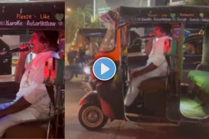 Driver turns traffic jams into concerts with his karaoke rickshaw