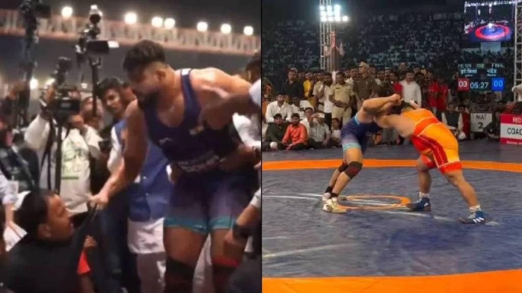 controversial referee decision at maharashtra kesari event