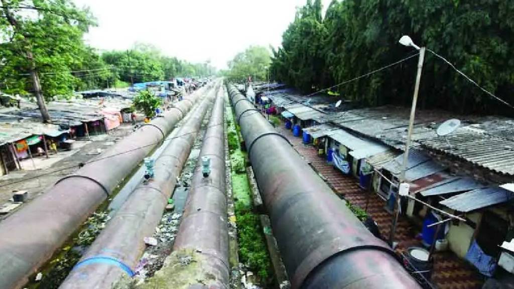 Bhandup Complex Old aqueduct work trees will cut trees planted mumbai municipal corporation