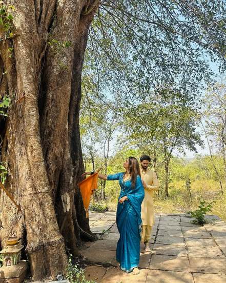 pooja sawant family trip to kokan with husband family siddesh chavan