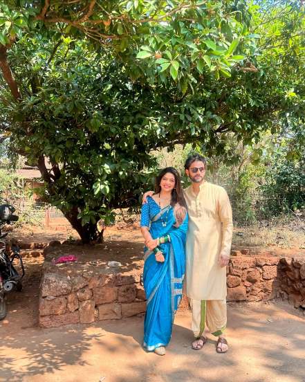 pooja sawant family trip to kokan with husband family siddesh chavan