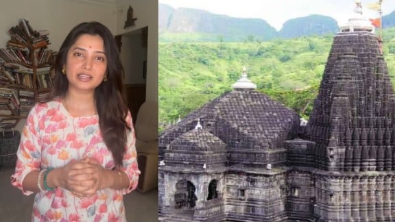 prajakta mali reacts on trimbakeshwar temple dance performance row