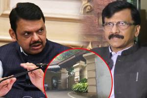 sanjay raut devendra fadnavis varsha bungalow