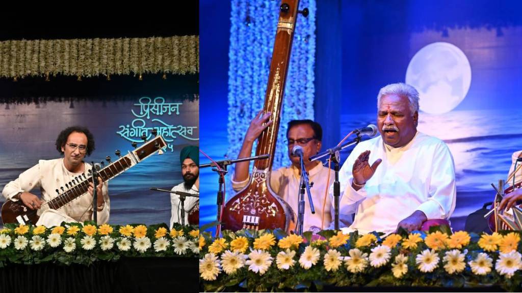 asad khan sitar playing and soulful singing of classical singer venkatesh kumar precision sangeet mahotsav