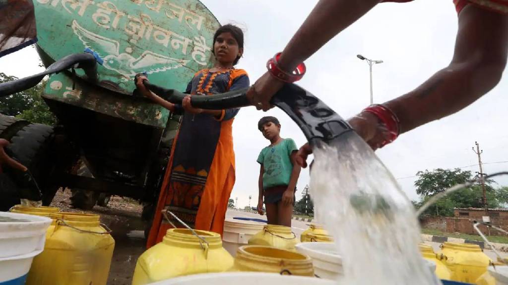 thane district Shahapur taluka tankers scarcity of water