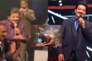 udit narayan lip kiss with fan in live show video viral