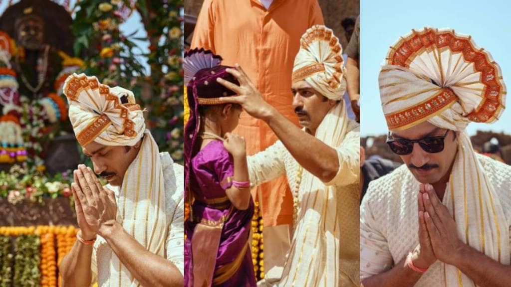 chhaava fame vicky kaushal visit raigad fort shares first post