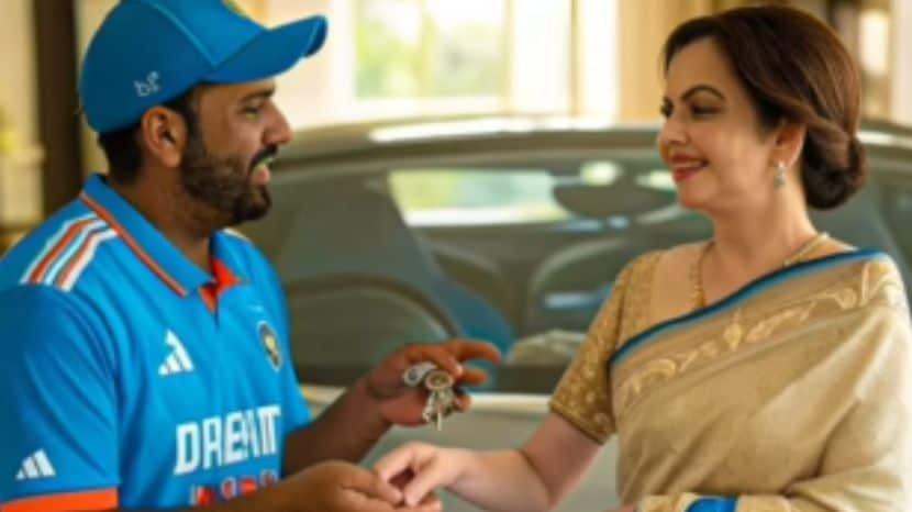 Nita Ambani Gifted Rohit Sharma a Bugatti