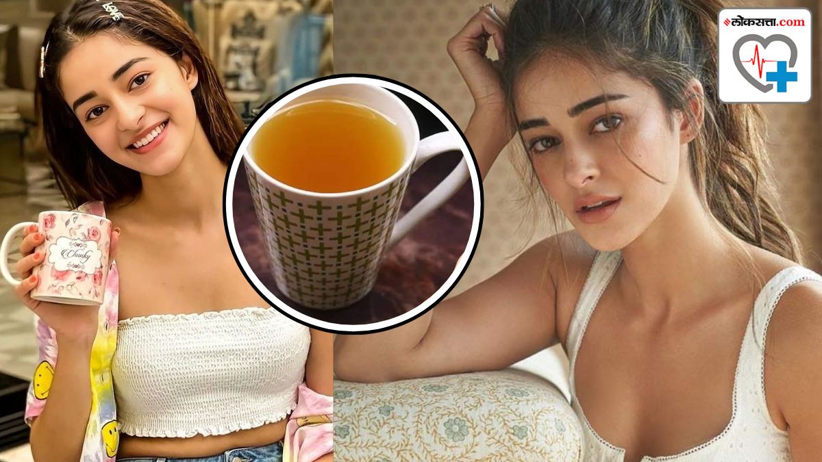 bollywood actress Ananya Panday drinks Ayurvedic jeera paani