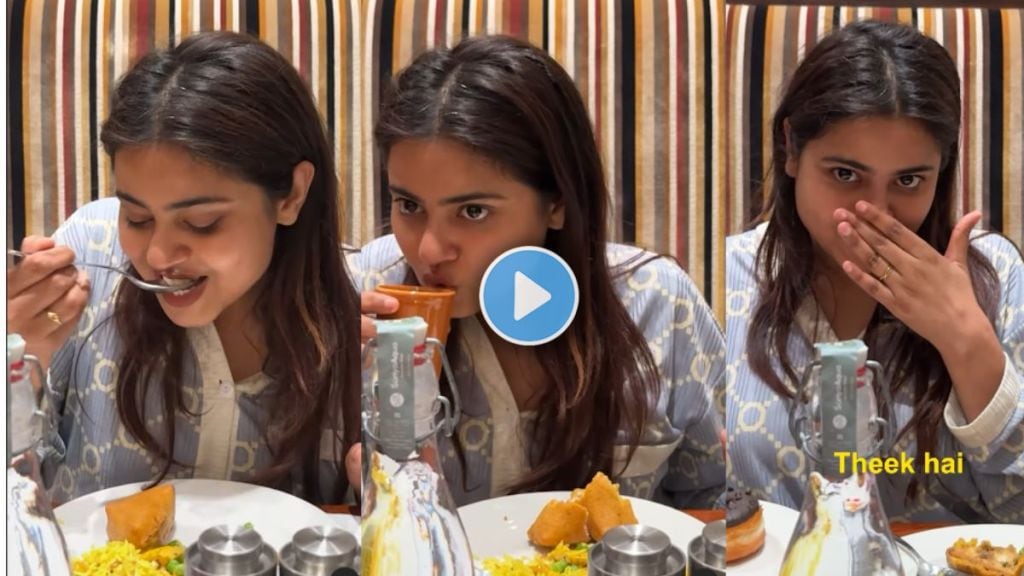 Indian influencers Nishu Tiwari tried to sneak into a five-star hotel