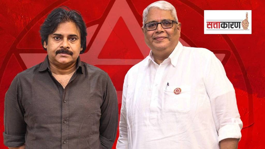 Ajaya Kumar Vemulapati with Pawan Kalyan