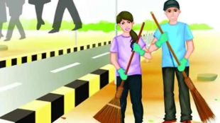 Cleanliness drive in education department offices on holiday