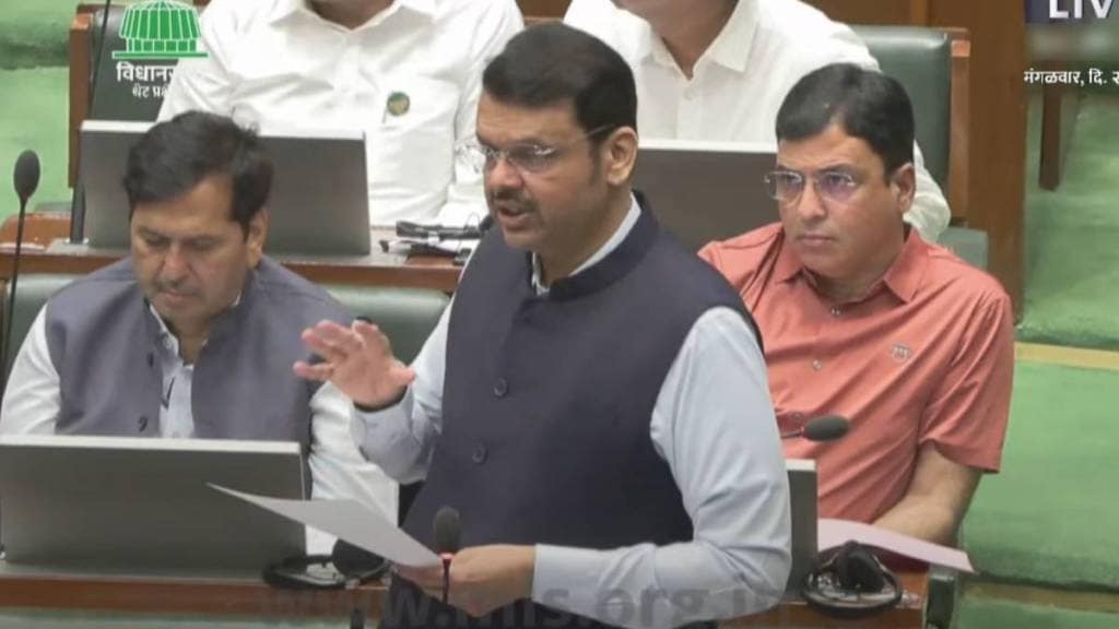 जितेंद्र आव्हाडांच्या सरकारवरील टीकेला मुख्यमंत्र्यांचं उत्तर. (PC : Maharashtra Assembly Live) 