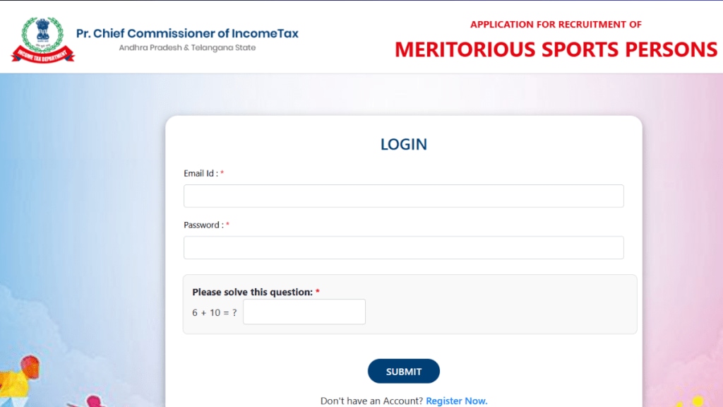 Income Tax Recruitment 2025