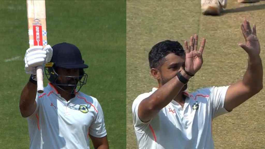 Karun Nair Century Celebration Video Viral as He Shows 9 Hundreds Ranji Trophy Final VID vs KER