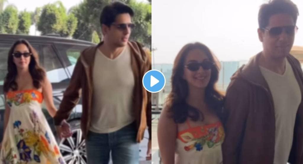 Parents to be Kiara Advani and Sidharth Malhotra were spotted at the Mumbai airport video viral